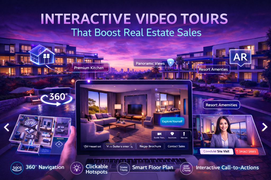5 Ways Interactive Video Tours Boost Sales for your real estate project inteactive videos that boosts sales