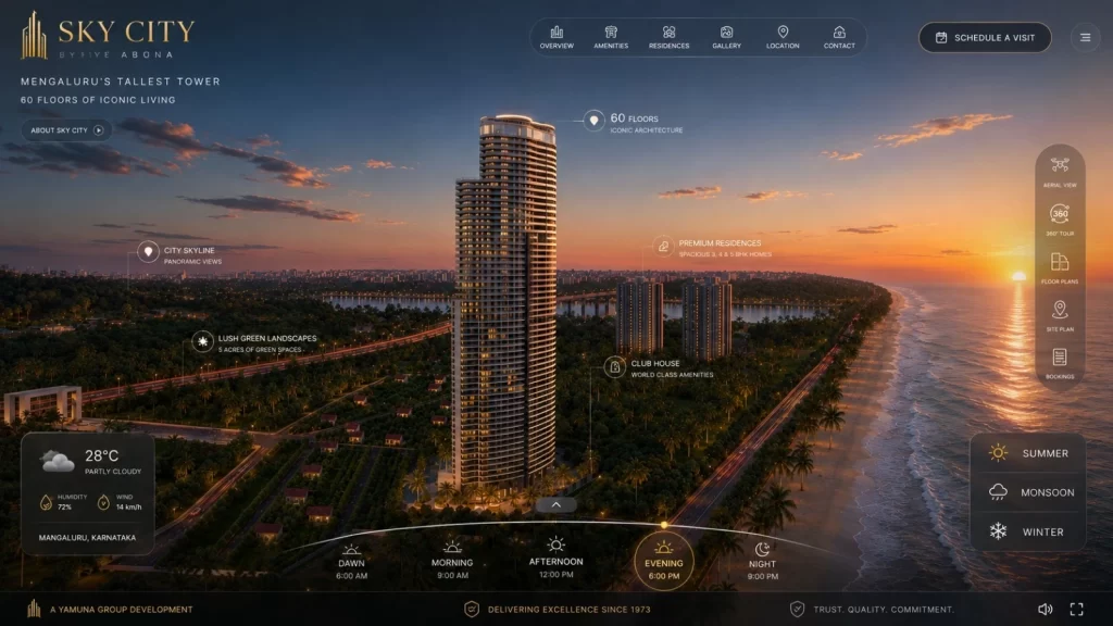 3D Interactive Walkthrough sky city