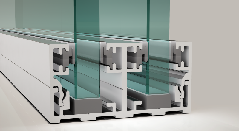 Double glazed L and I profile